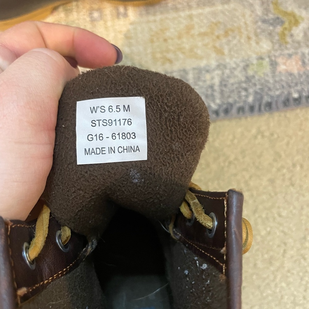 Sperry Women's Brown and Black Waterproof Duck Boots - Picture 5 of 5